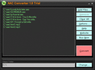 AAC Converter screenshot